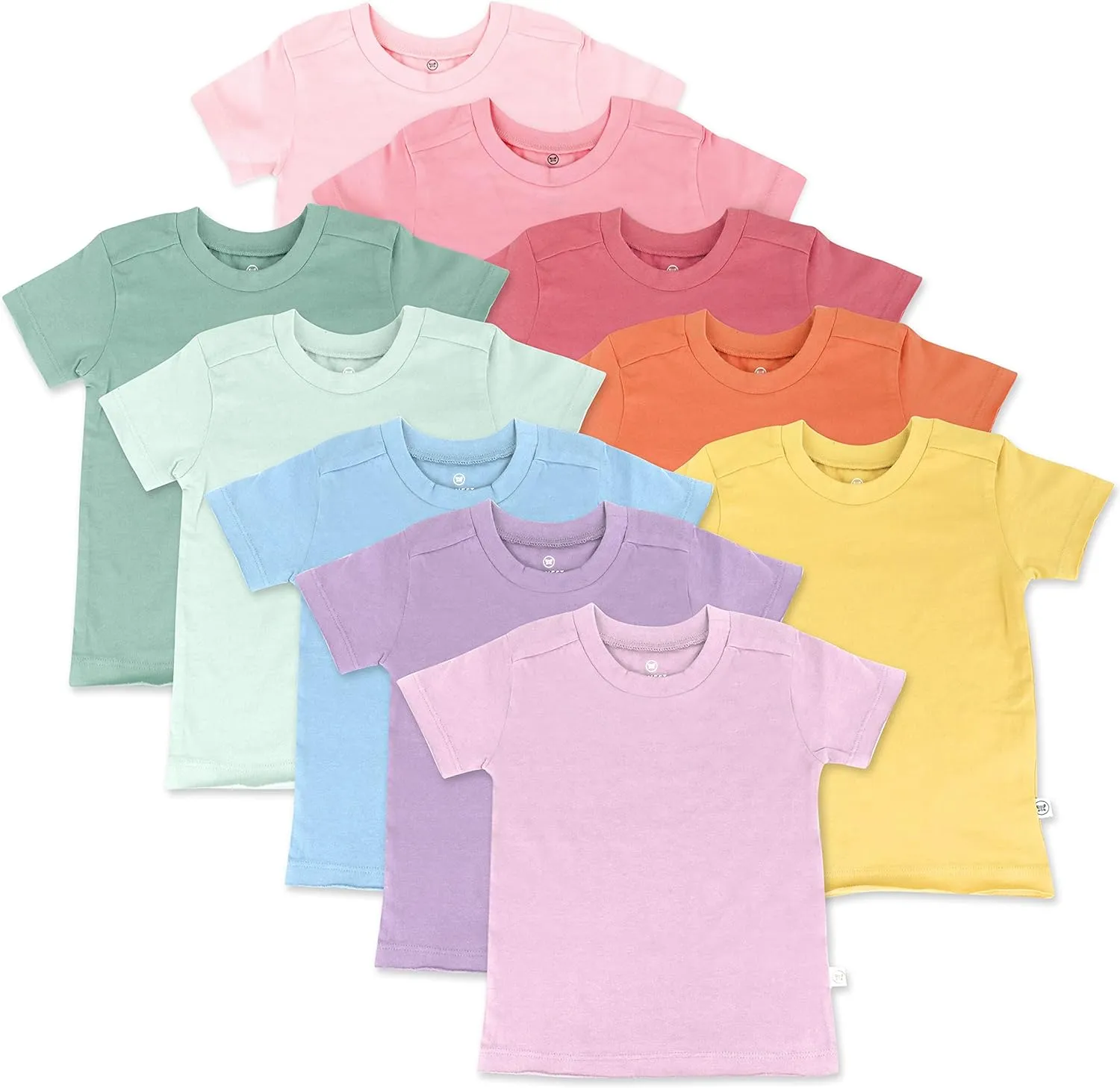 100% Organic Cotton T-Shirt for Baby, Kids, Boys, Girls, Unisex