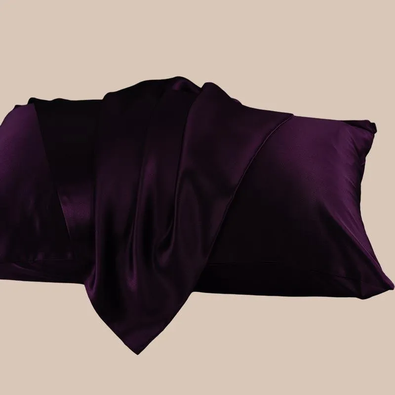 22 Momme silk pillowcase - Dark Purple - Dropshipping