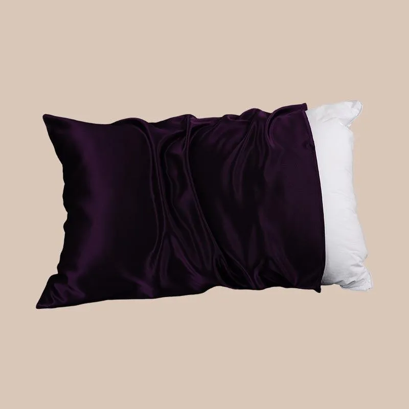 22 Momme silk pillowcase - Dark Purple - Dropshipping