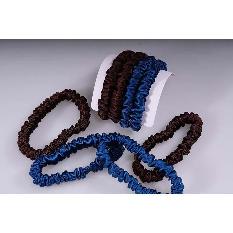 4 Pack Mini Silk Scrunchies - Exquisite - dropshipping