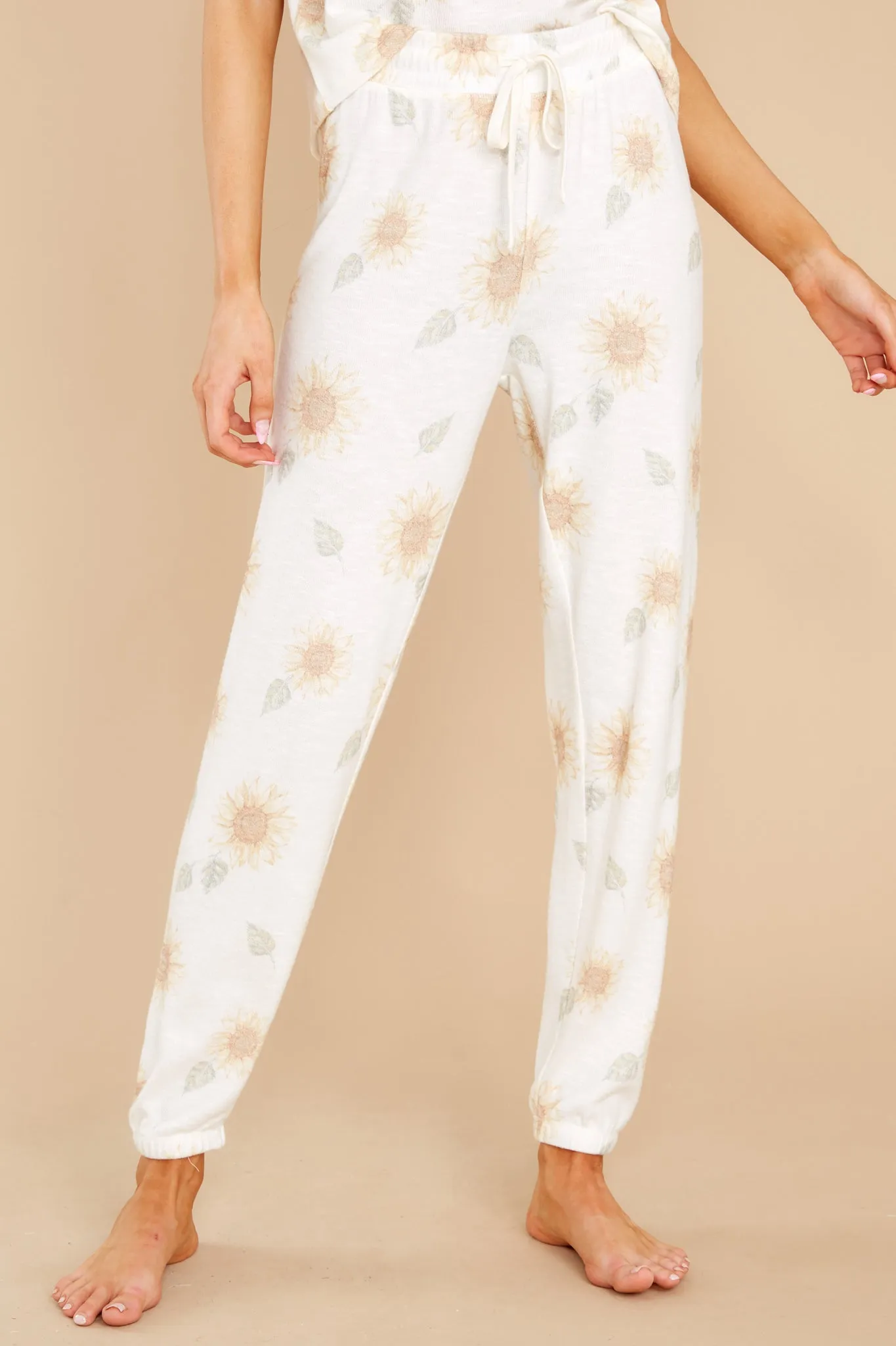 Ava Bone Sunflower Jogger