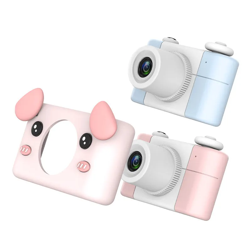 Children's Cartoon Digital Camera Silica Gel Protective Shell Sports Camera Toy