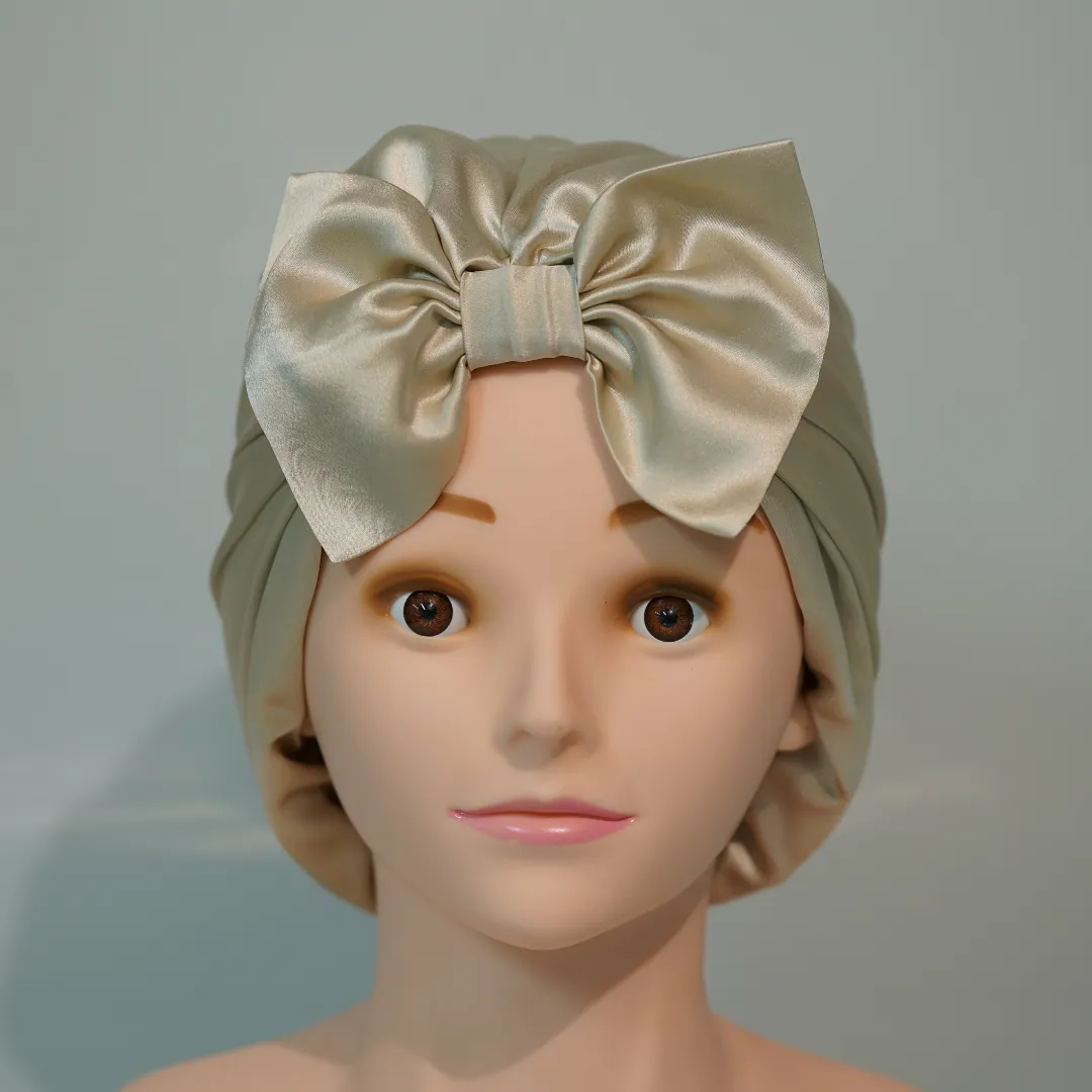 Custom Wholesale Silk Bonnet Bow Double Side