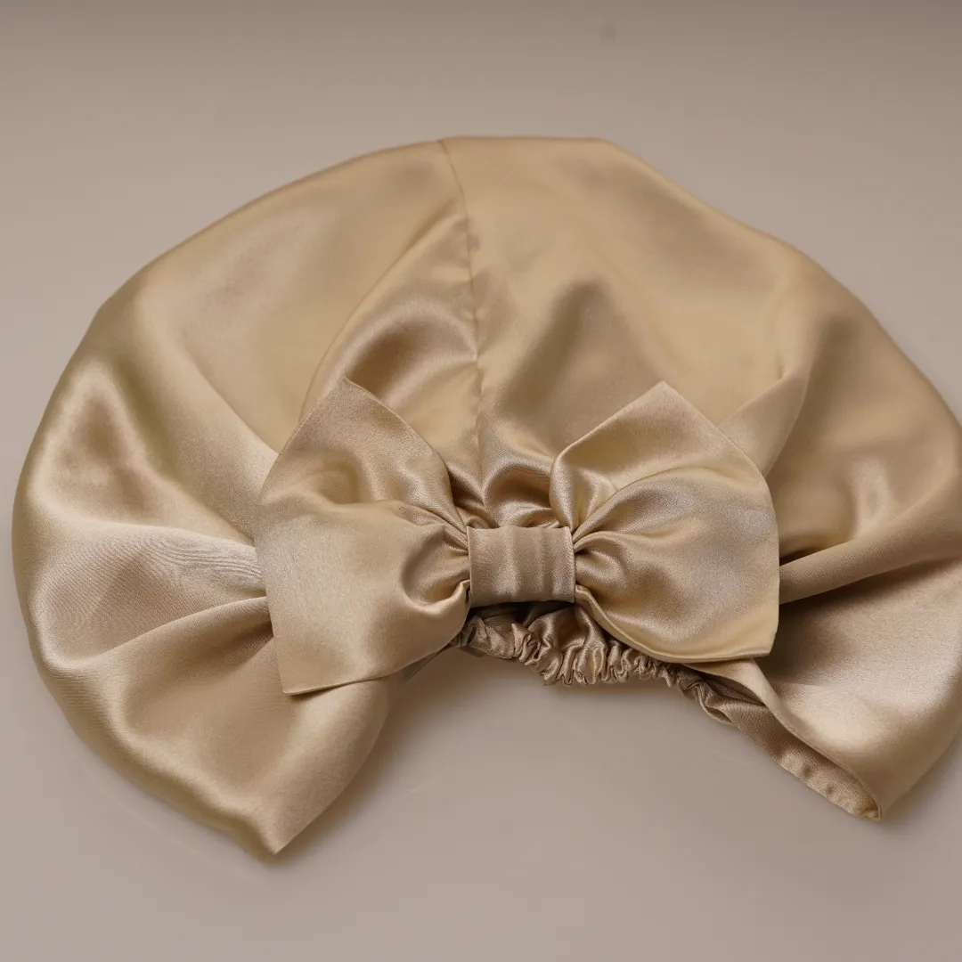 Custom Wholesale Silk Bonnet Bow Double Side