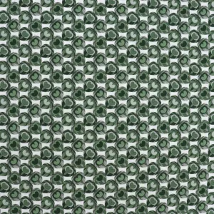 Deadstock Liberty Fabrics - Green Heart Leaves - Cotton Poplin