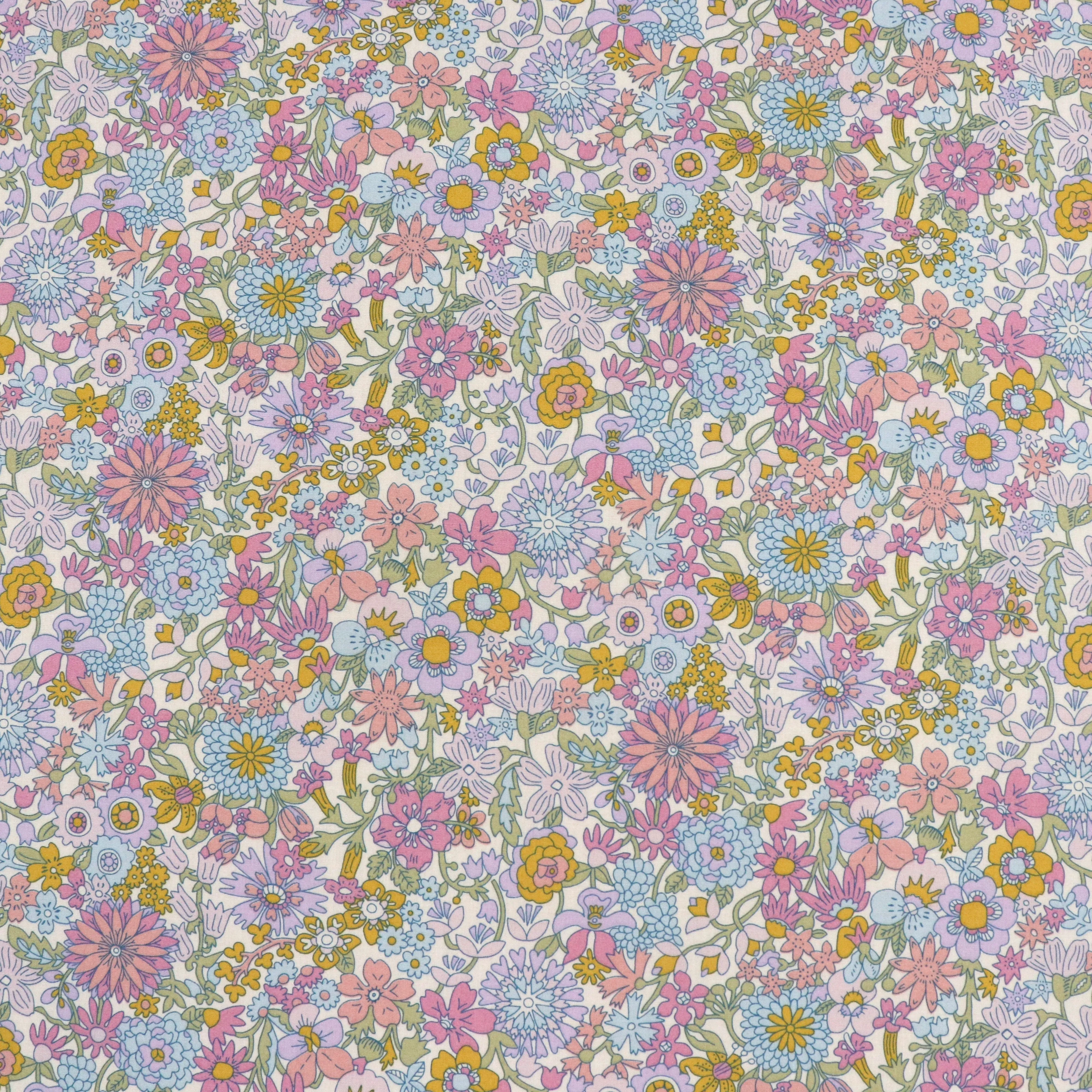 Deadstock Liberty Fabrics - Pastel Floral - Cotton Poplin