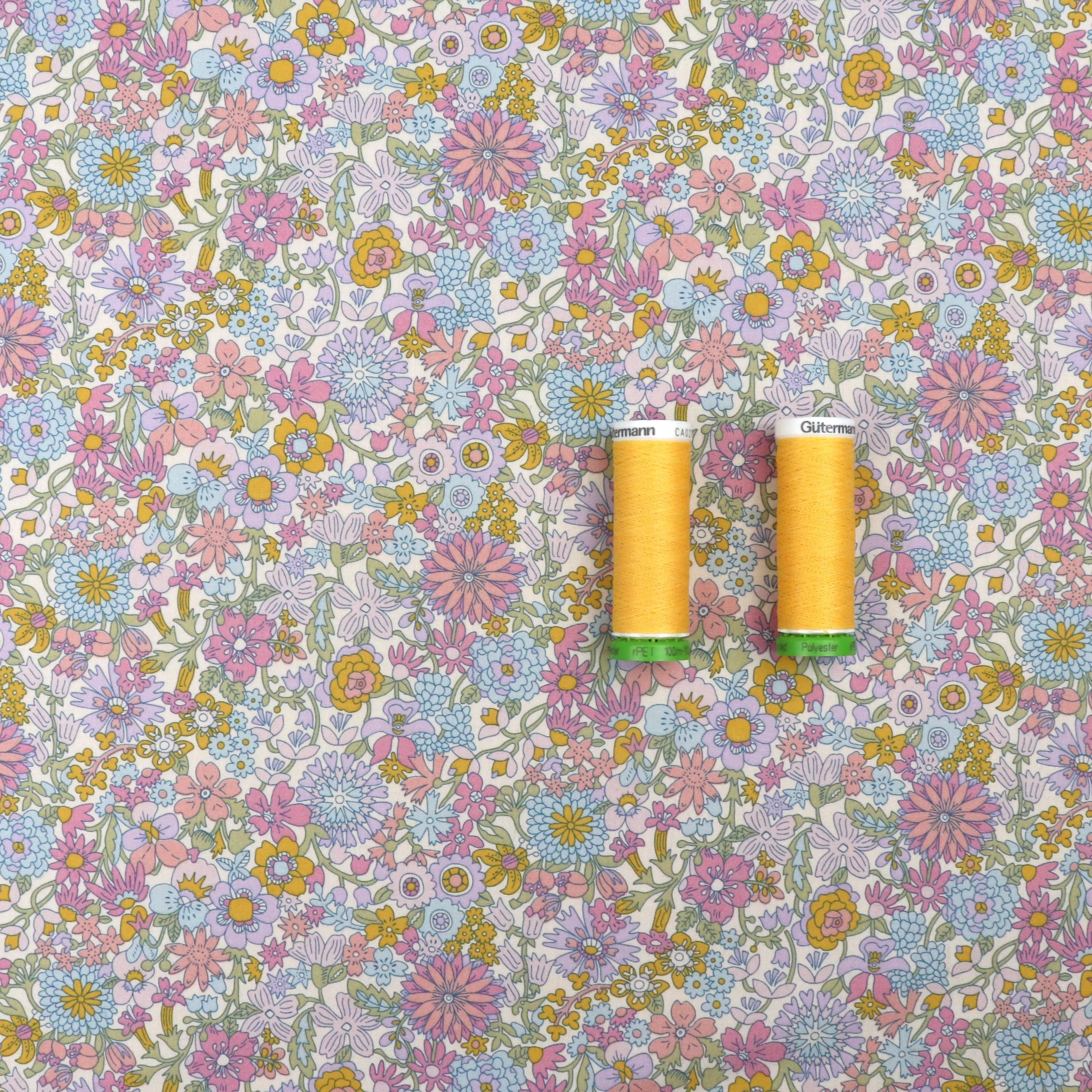 Deadstock Liberty Fabrics - Pastel Floral - Cotton Poplin