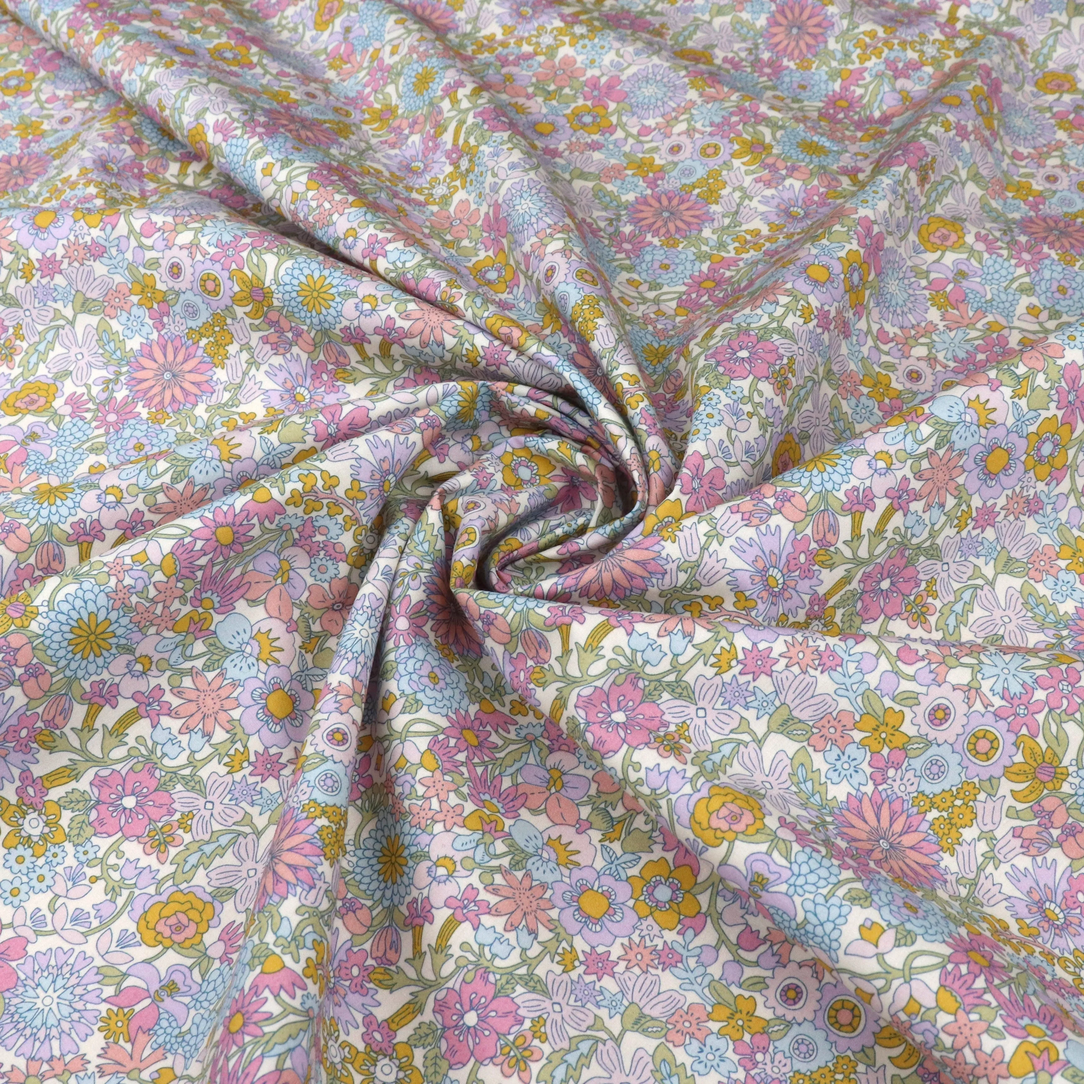 Deadstock Liberty Fabrics - Pastel Floral - Cotton Poplin