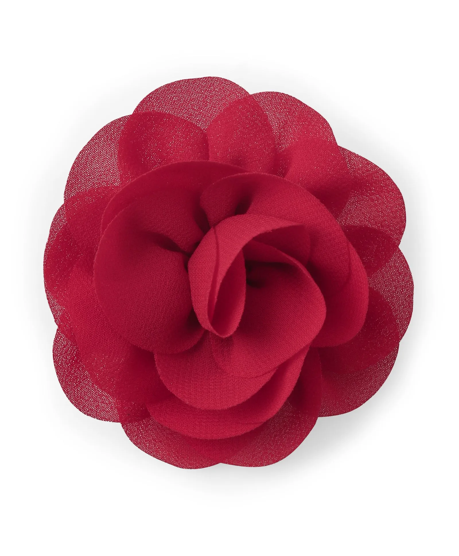 Delicate Rose Alligator Clip - Red