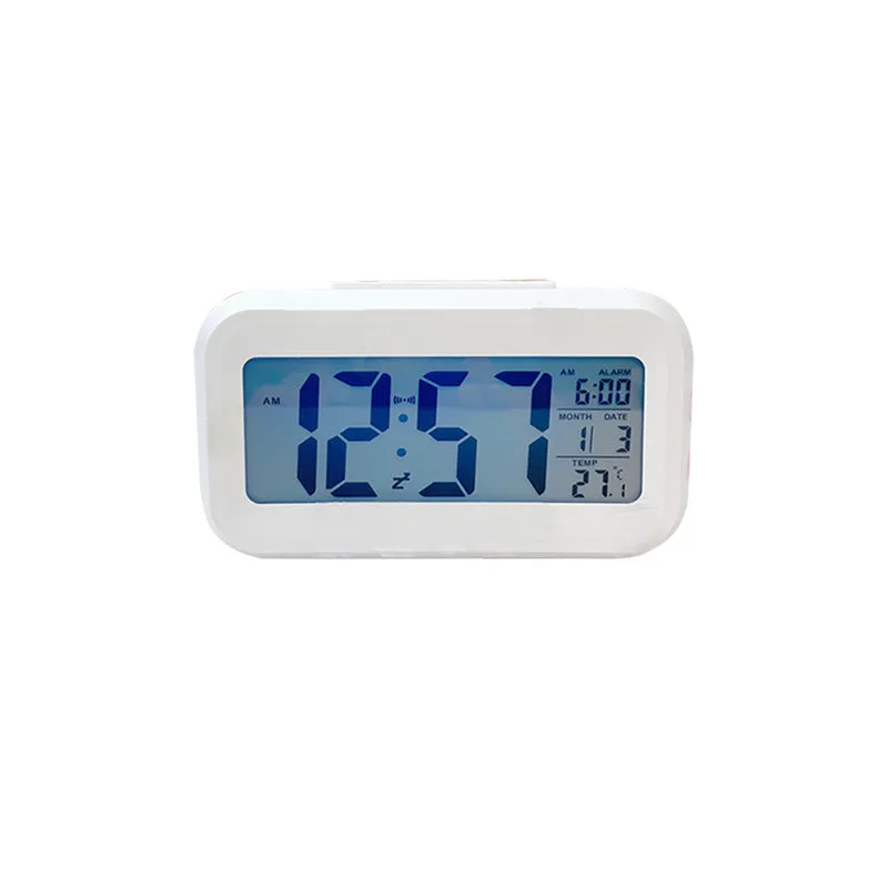 Electronic Alarm Clock Student Smart Dormitory Bedside Alarm Clock Girl Desktop Multi-Function Clock