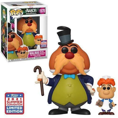 Funko Pop! 1070 - Alice in Wonderland - Walrus and the Carpenter - 2021 Convention Exclusive