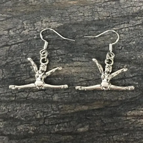 Girls Gymnastics Earrings - Split