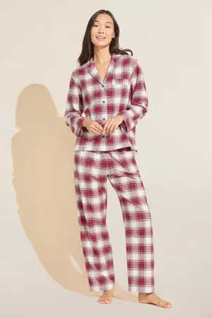 Gisele Long Flannel PJ Set