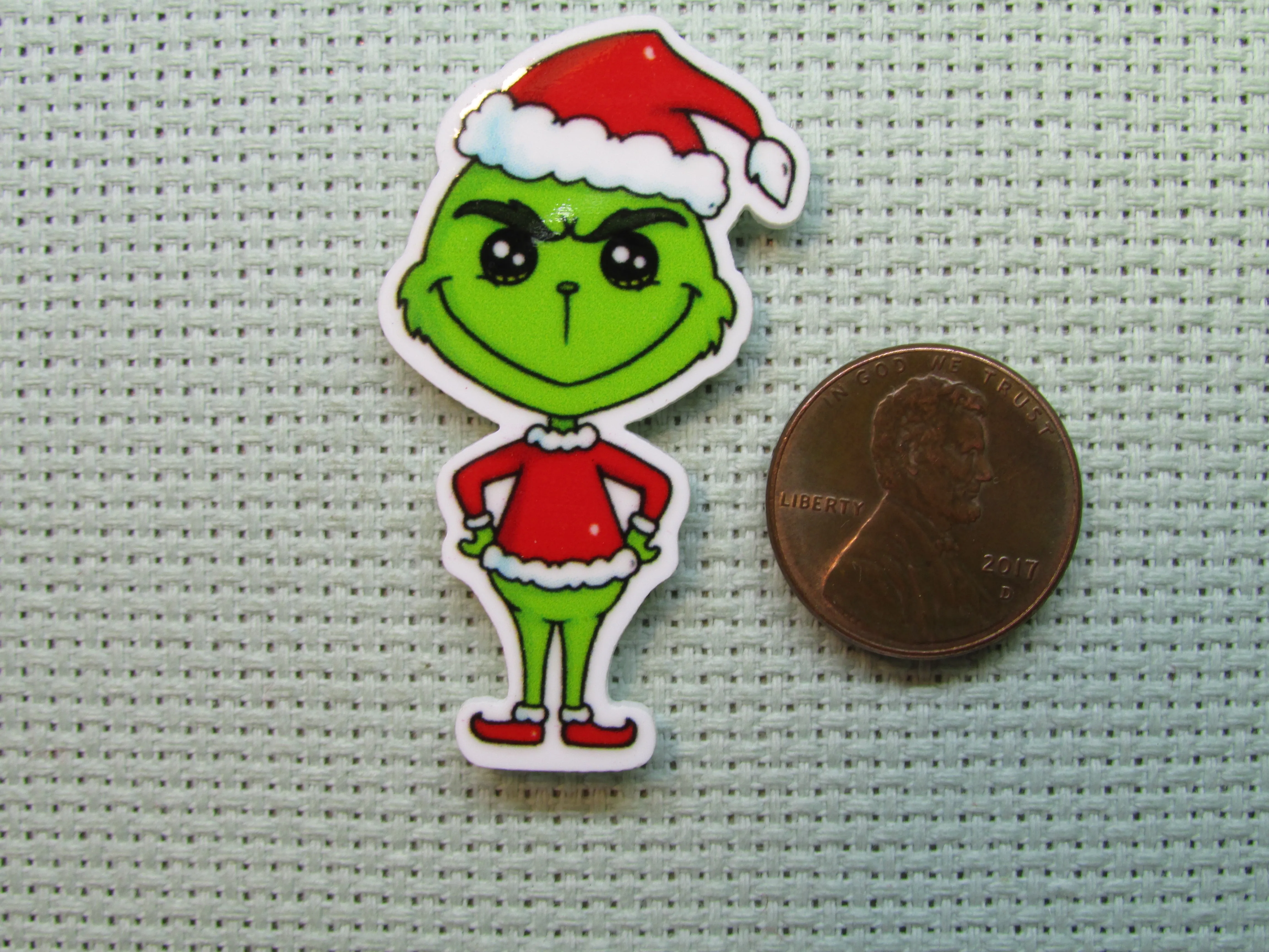 Grinch Needle Minder, Cover Minder, Magnet LAST ONE!