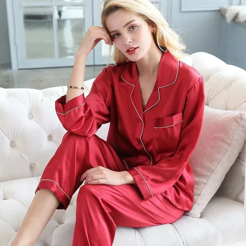 High Quality Silk Pajamas