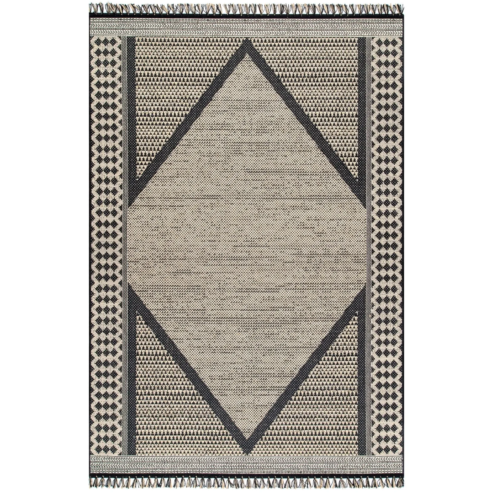 Indoor/Outdoor Modern Diamond Carolyn Area Rug