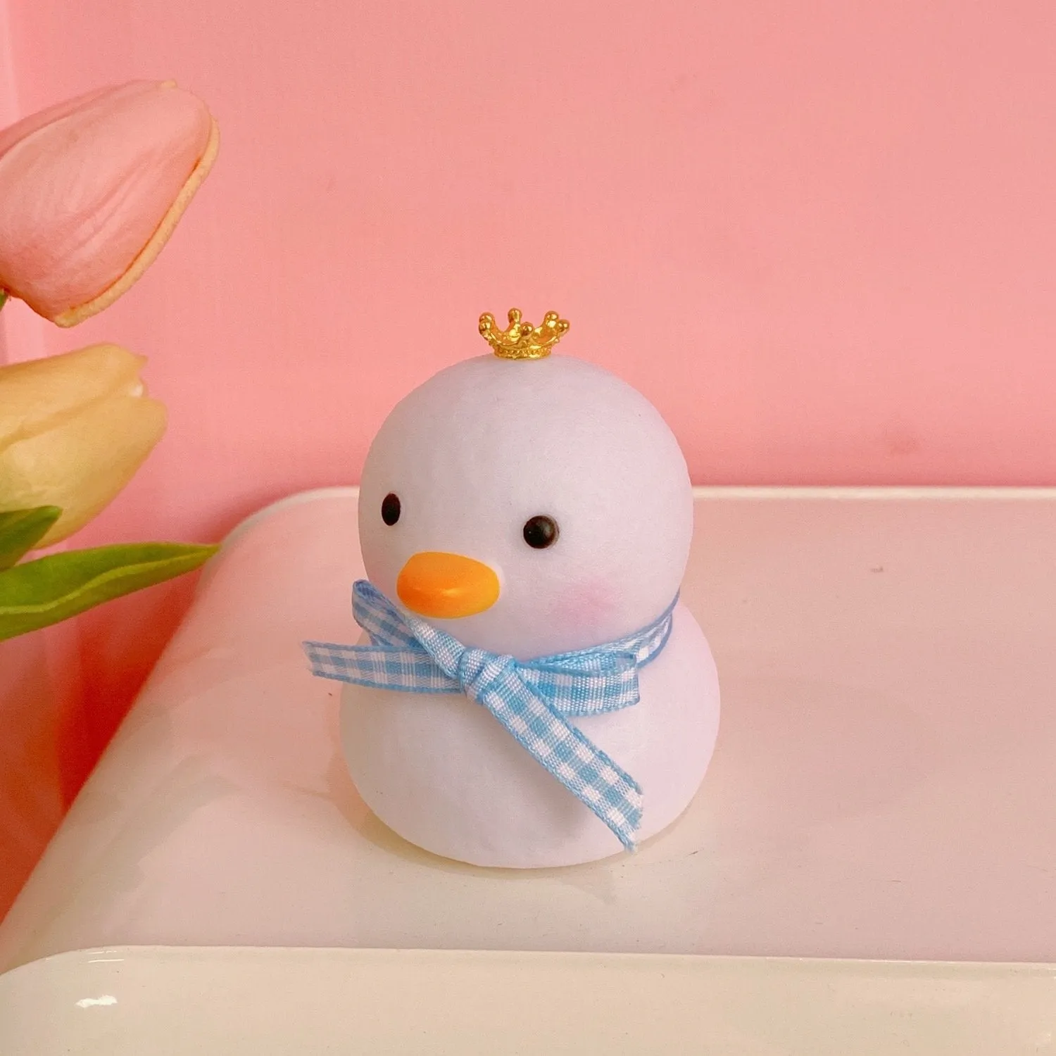 Ins bedroom girl LED night light cute tilt head little duck room bedside lamp decoration dormitory creative gift