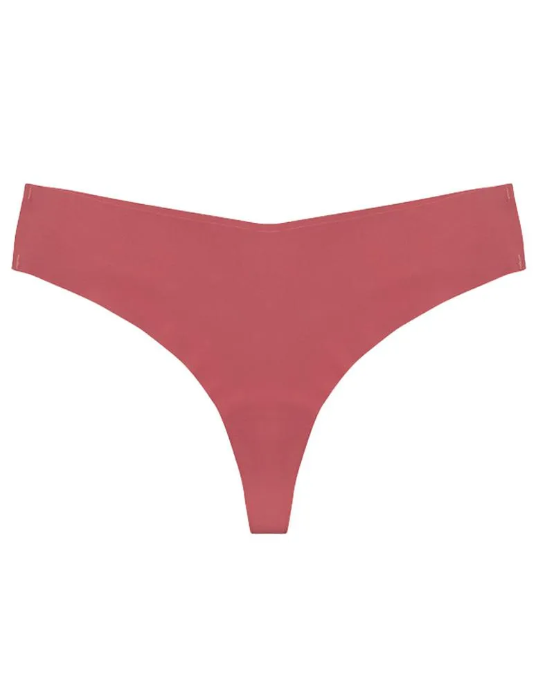 Low Waist Skinny Solid Color Seamless Panties