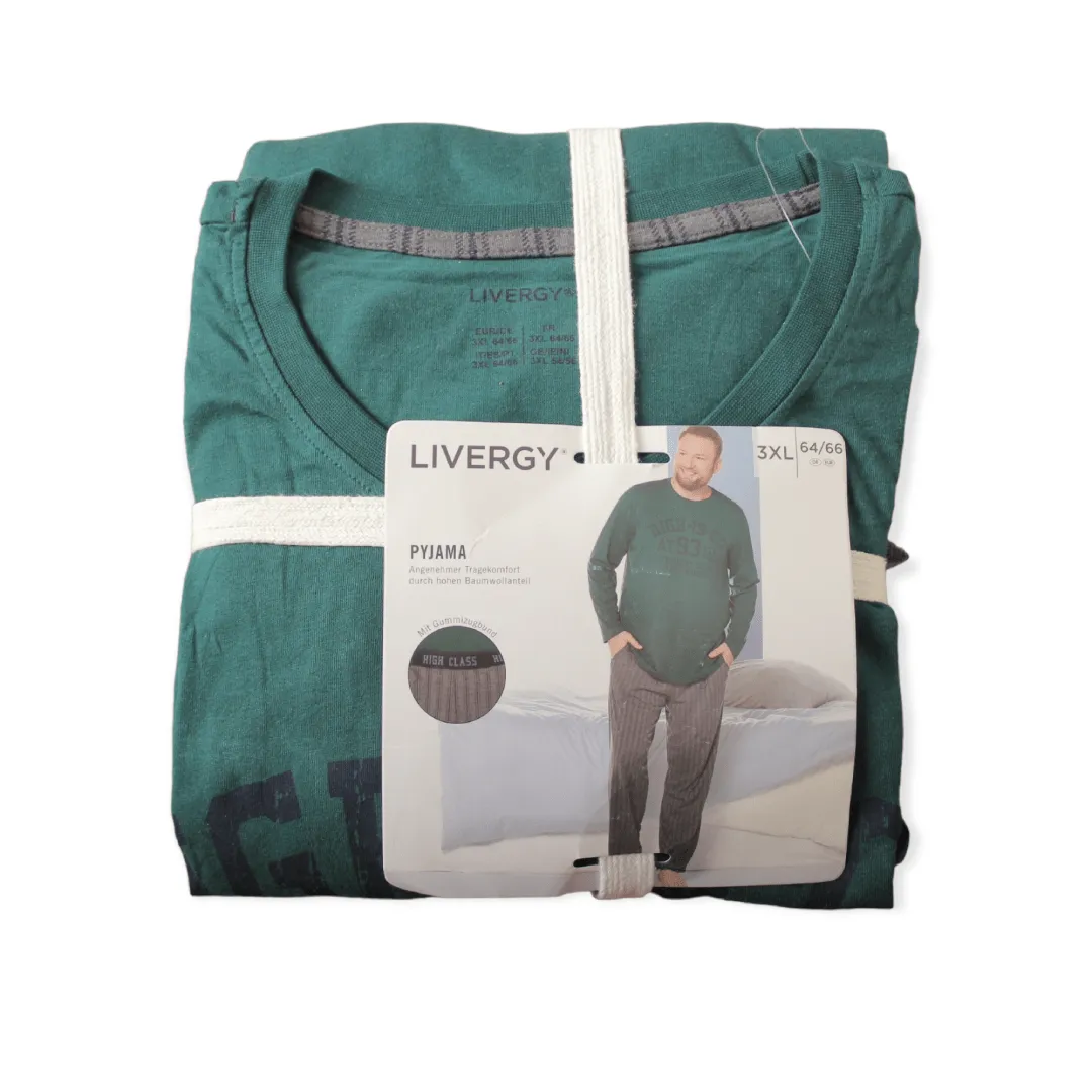 Men LIVERGY Pajama (BIG SIZE) - Oil Green