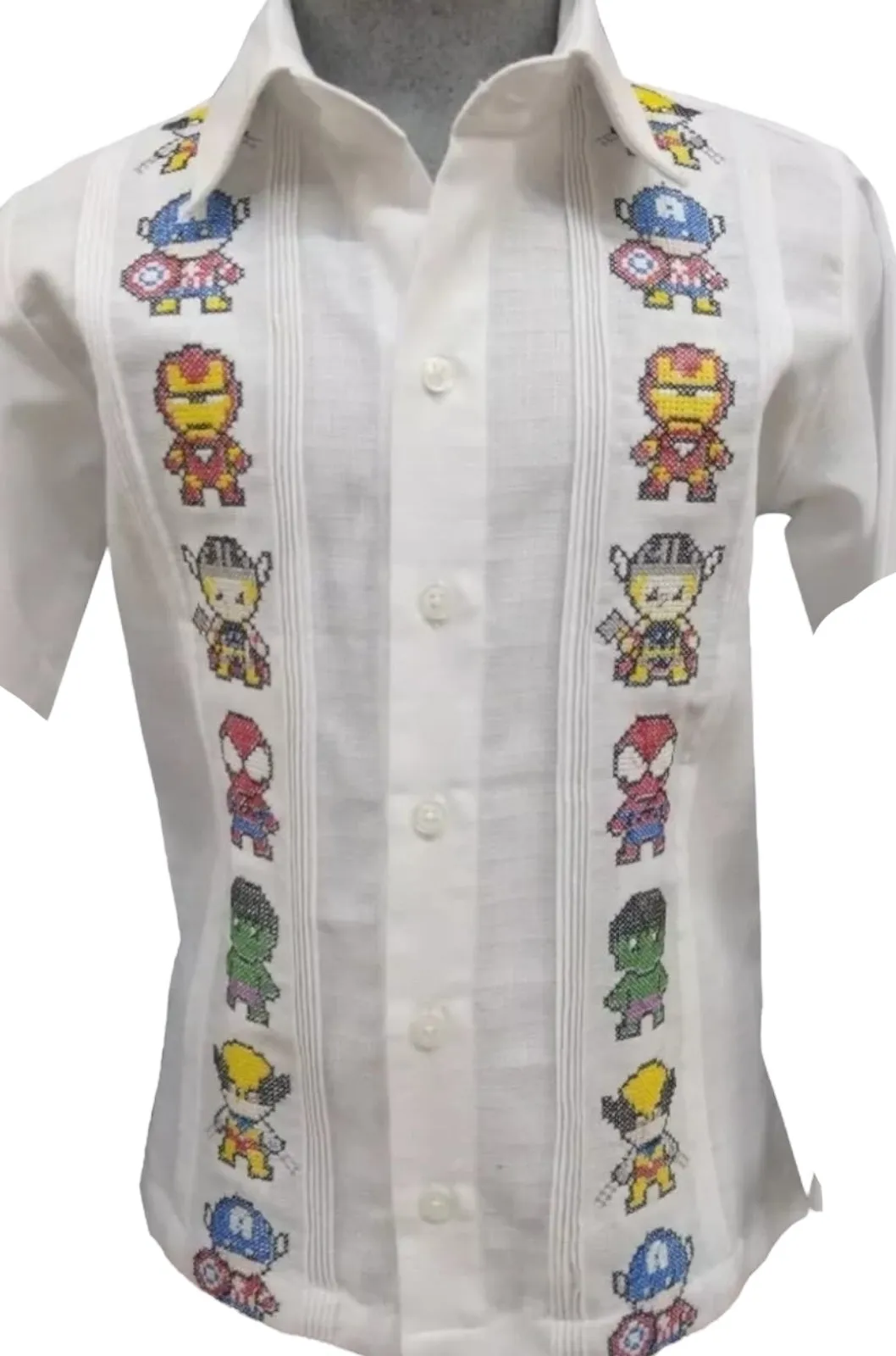 Men's Guayabera Avengers