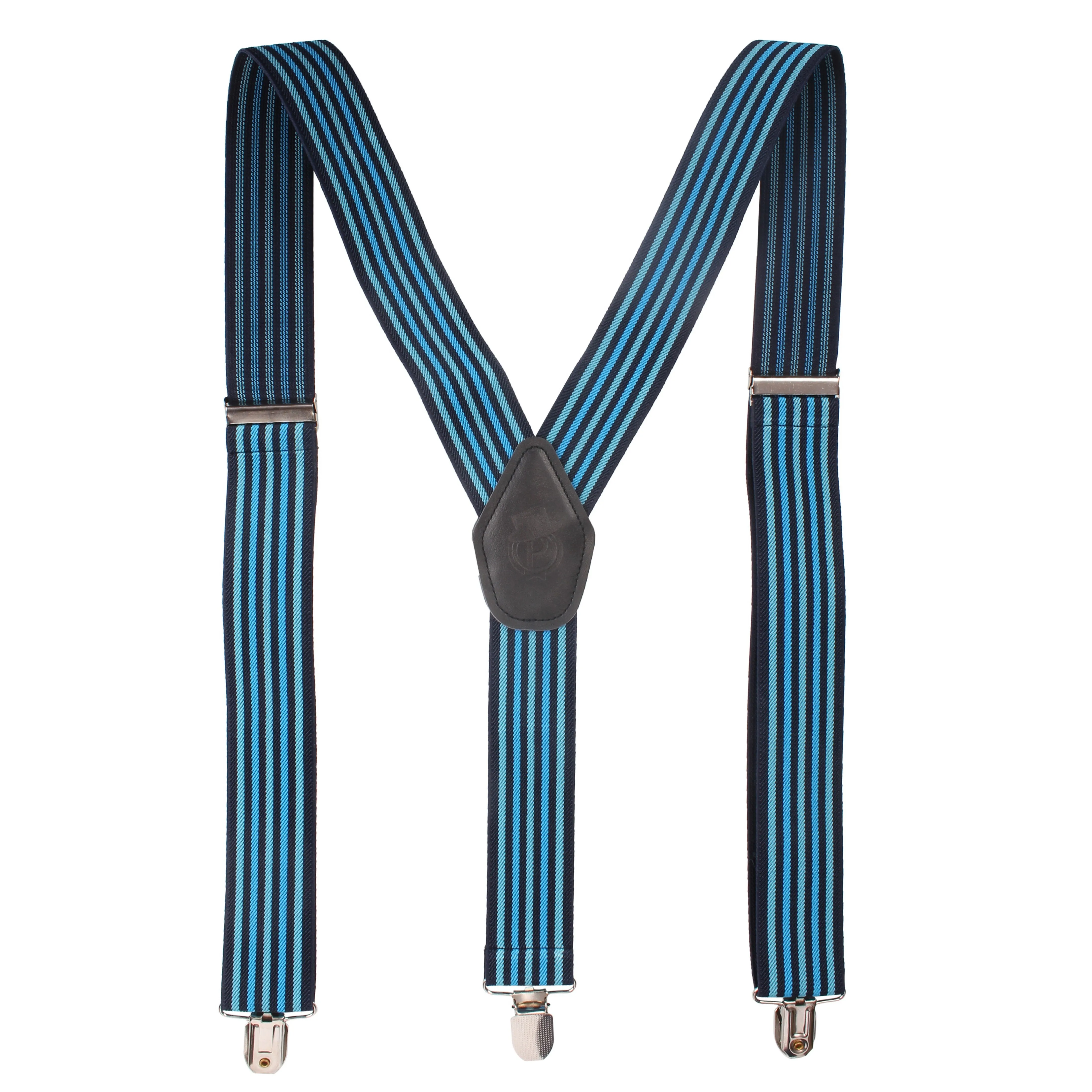 Peluche Flemish Stripes Blue Suspender for Men