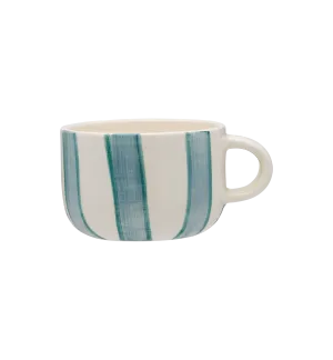 Powder Striped Cappuccino Mug