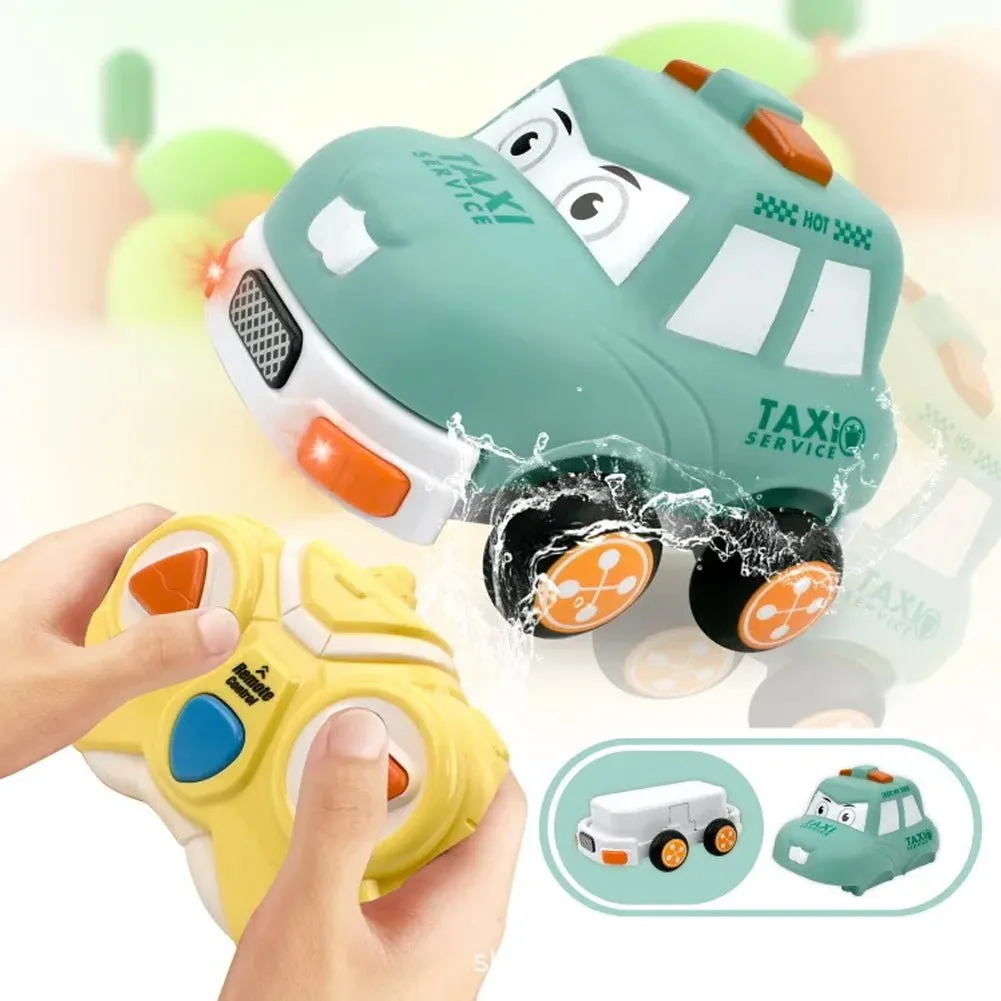 Remote Control Cartoon Unbreakable PVC Car With Music & Light