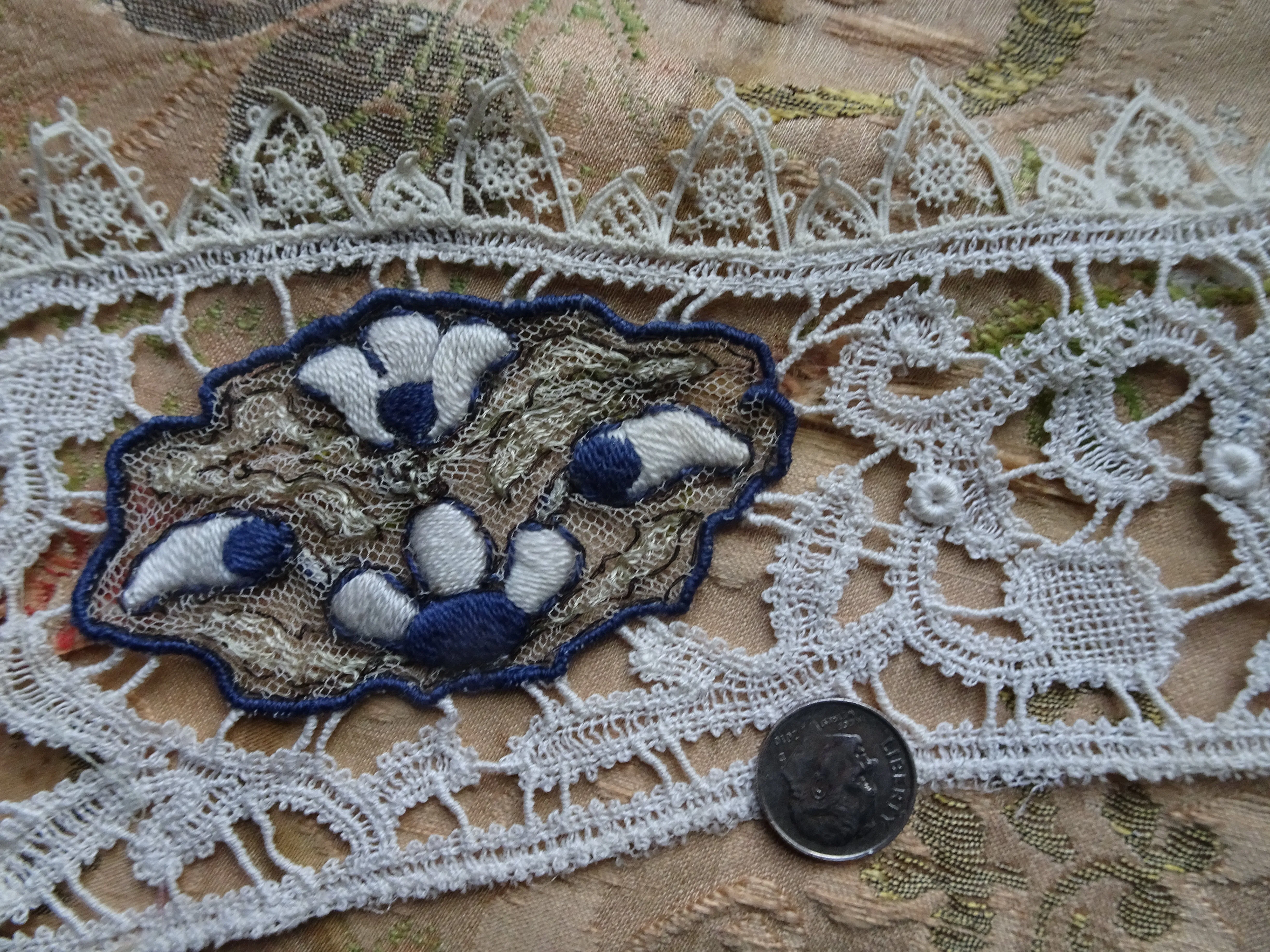 RESERVED ABSOLUTELY Stunning Edwardian Collar, Exceptional Lace work and Embroidery, Very Unique, Suitable To Frame, Collectible Antique Lace