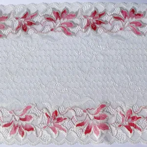 Stretch Lace #459 - 9 1/4" Peppermint Swirl