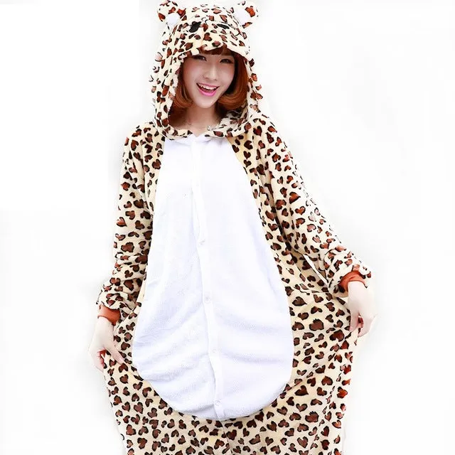 Women Pajama Flannel panda Unicorn Cartoon Cosplay Adult Onesie For Adults Animal Pajamas Adult Unicorn Pajamas Winter Onesie