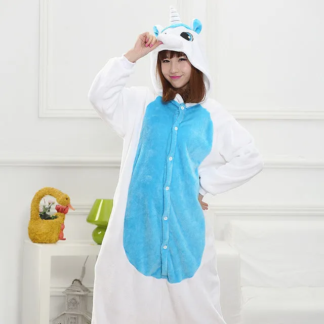 Women Pajama Flannel panda Unicorn Cartoon Cosplay Adult Onesie For Adults Animal Pajamas Adult Unicorn Pajamas Winter Onesie