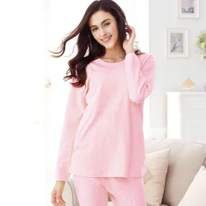 Women's Star Pattern Maternity Pajama Set