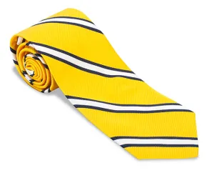 Yellow Butler Stripes Necktie - F4987